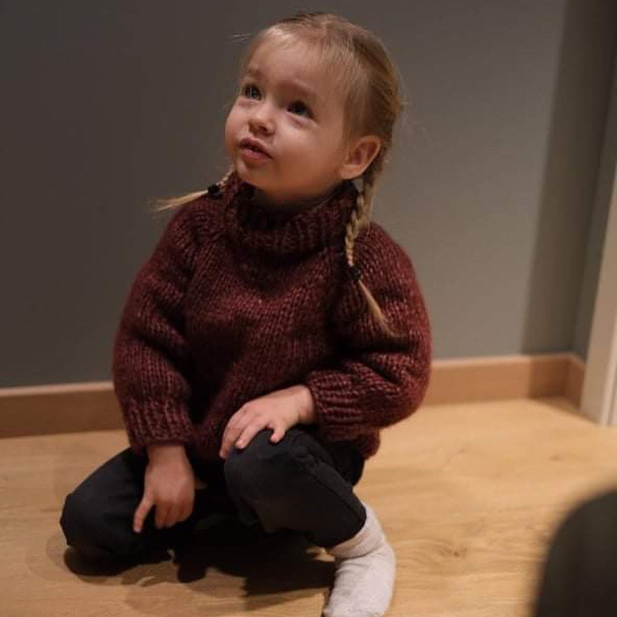 Solveig Genser Junior V2 (Norsk) - Strikkepakke