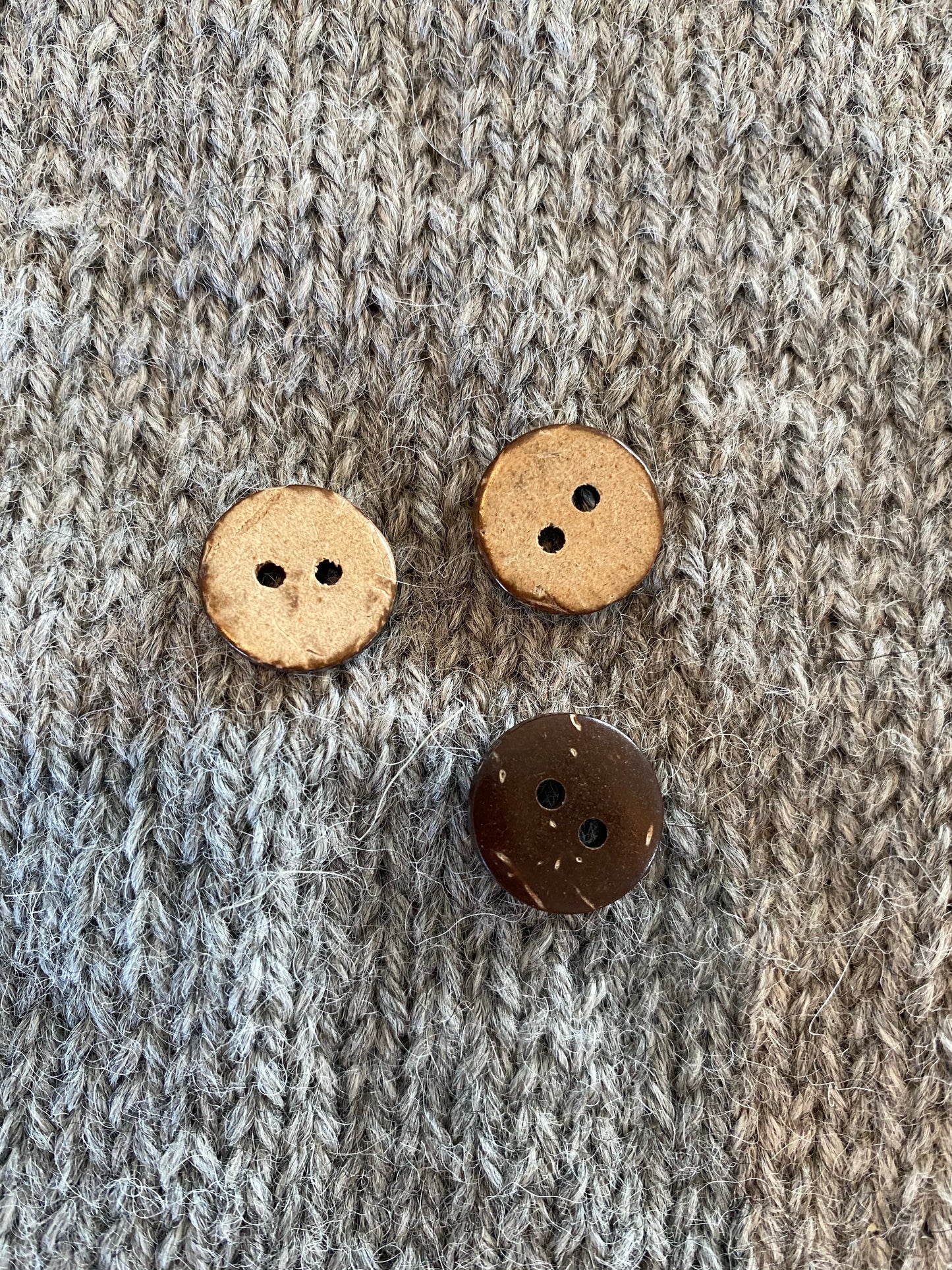 Kokosnøtt-knapper
